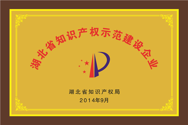 湖北省知识产权示范建设企业